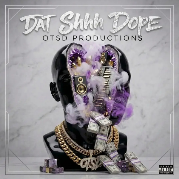 OTSD Dat Shhh Dope V1 analog trap drum kit cover art